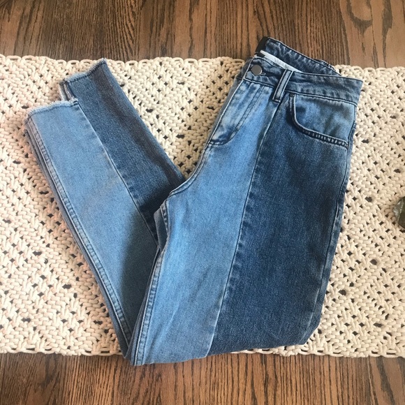 Topshop Denim - Topshop Boutique Stepped Hem Jeans